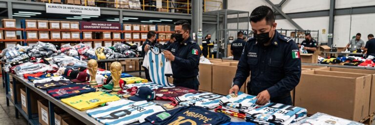 IMPI decomisa 200 mil productos pirata durante el Mundial 2026 en México